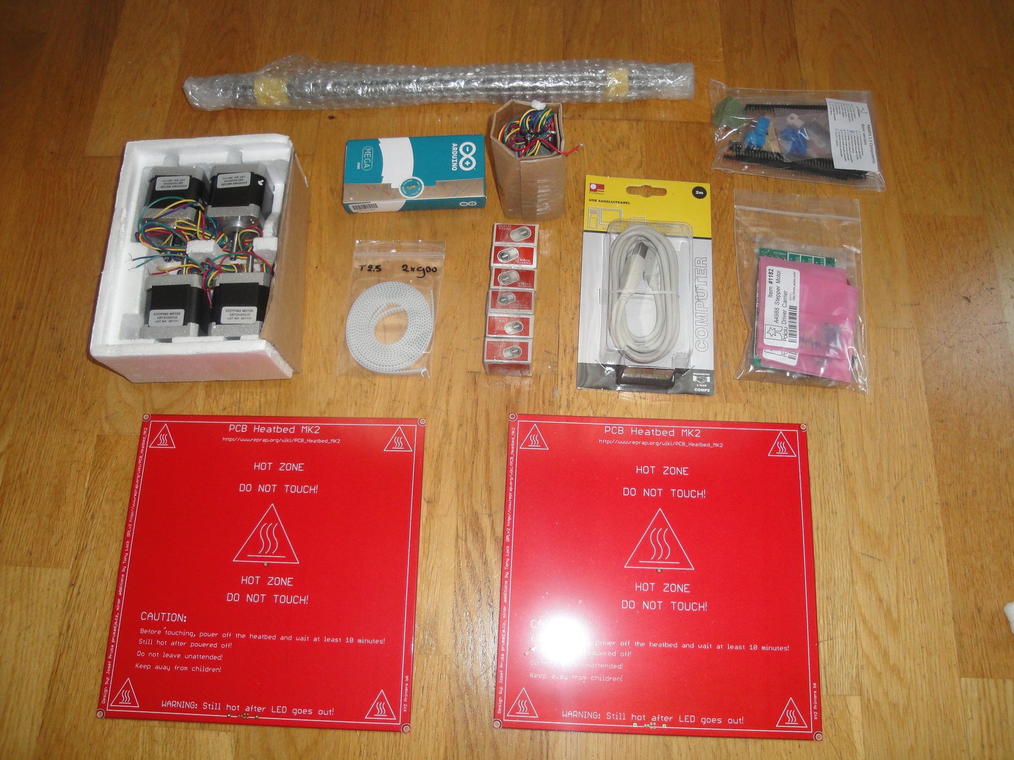 Todo el material recibido (click para ampliar)